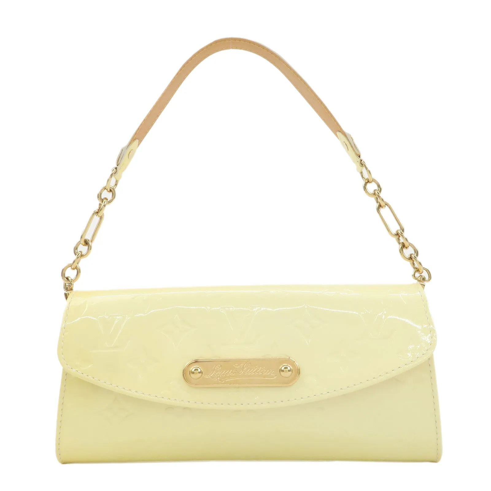 Louis Vuitton Monogram Vernis Sunset Boulevard Hand Bag M93541 Used