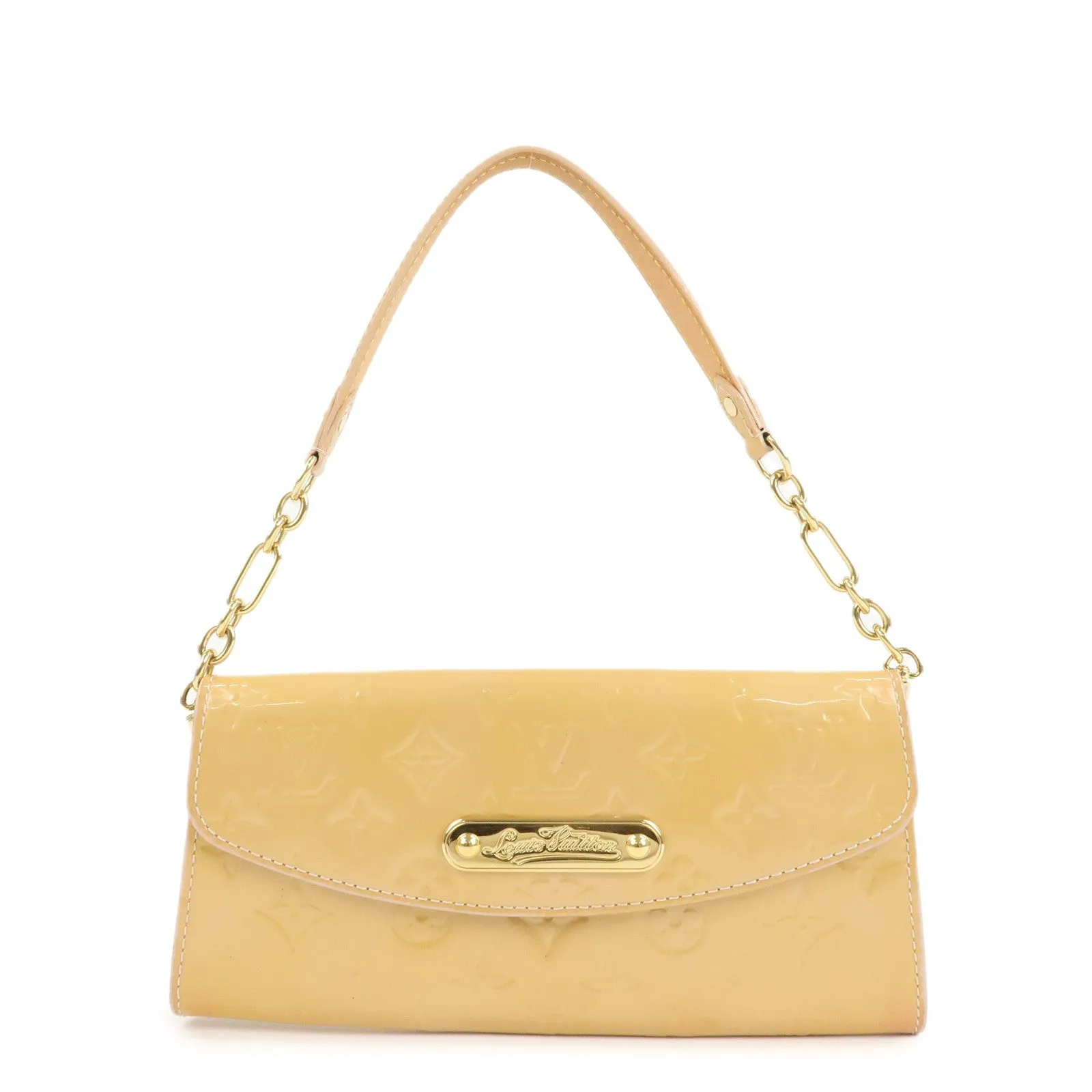 Louis Vuitton Monogram Vernis Sunset Boulevard Rose M91626 Used