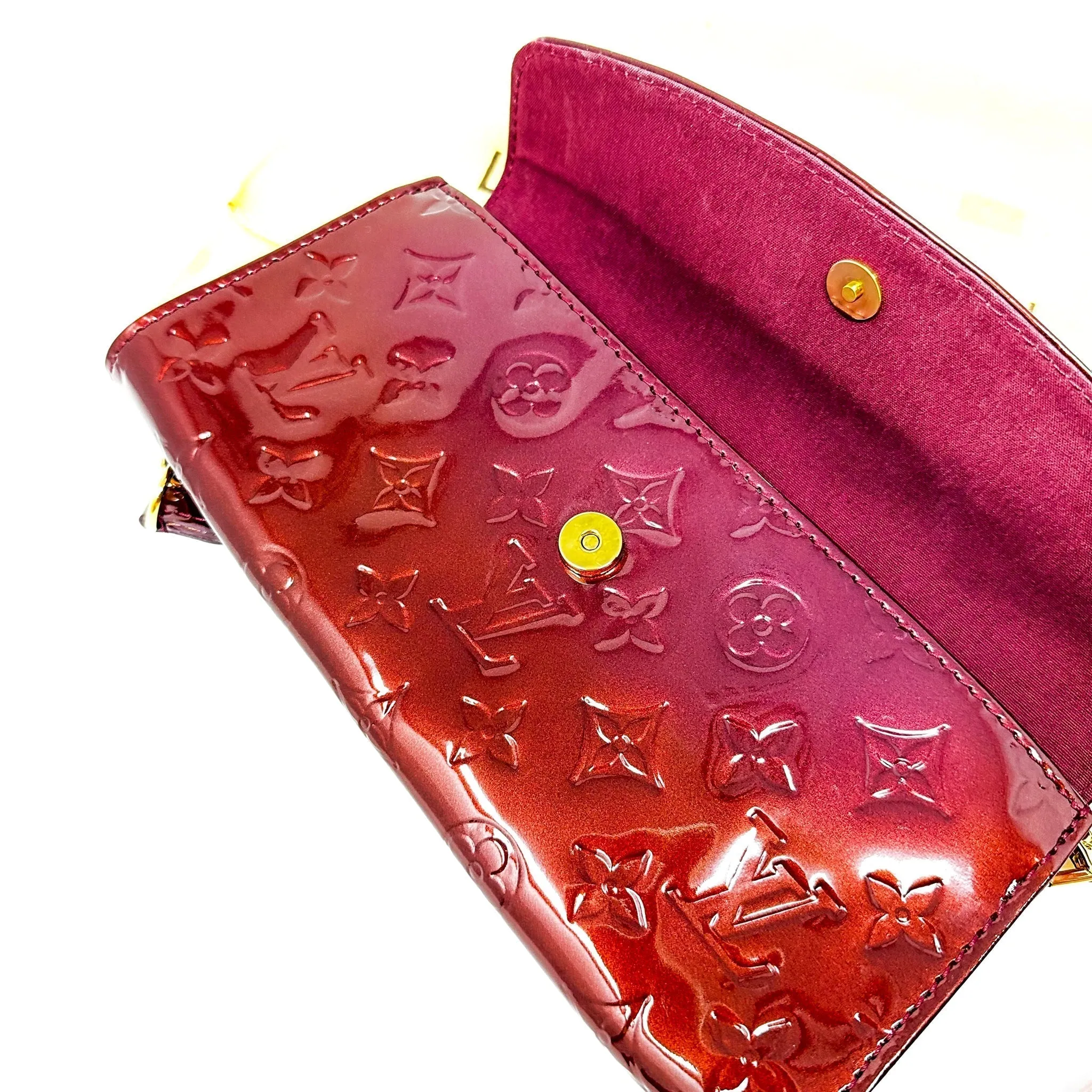 Louis Vuitton Sunset Boulevard Handbag Monogram Vernis