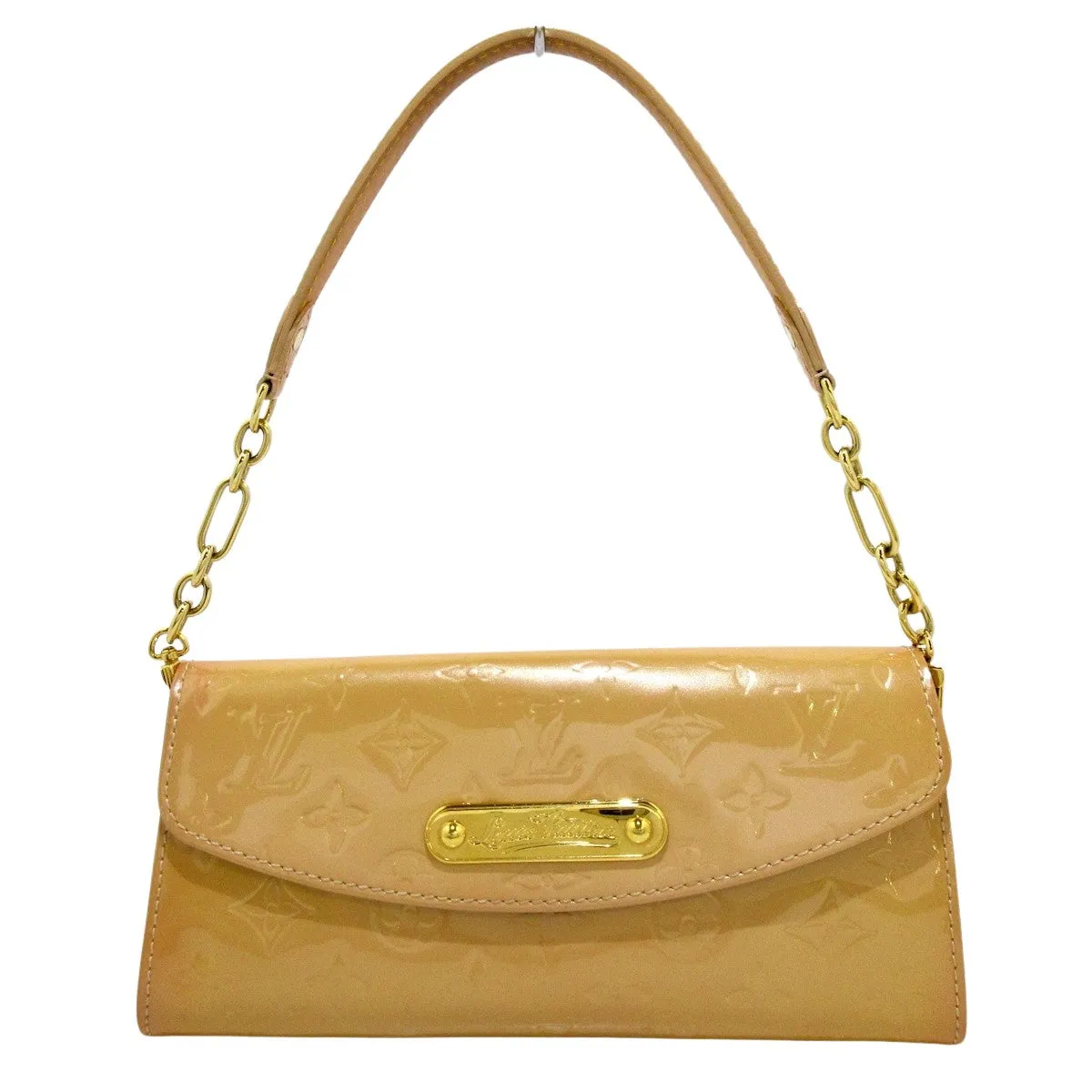 Louis Vuitton Sunset Boulevard  Patent Leather Shoulder Bag ()