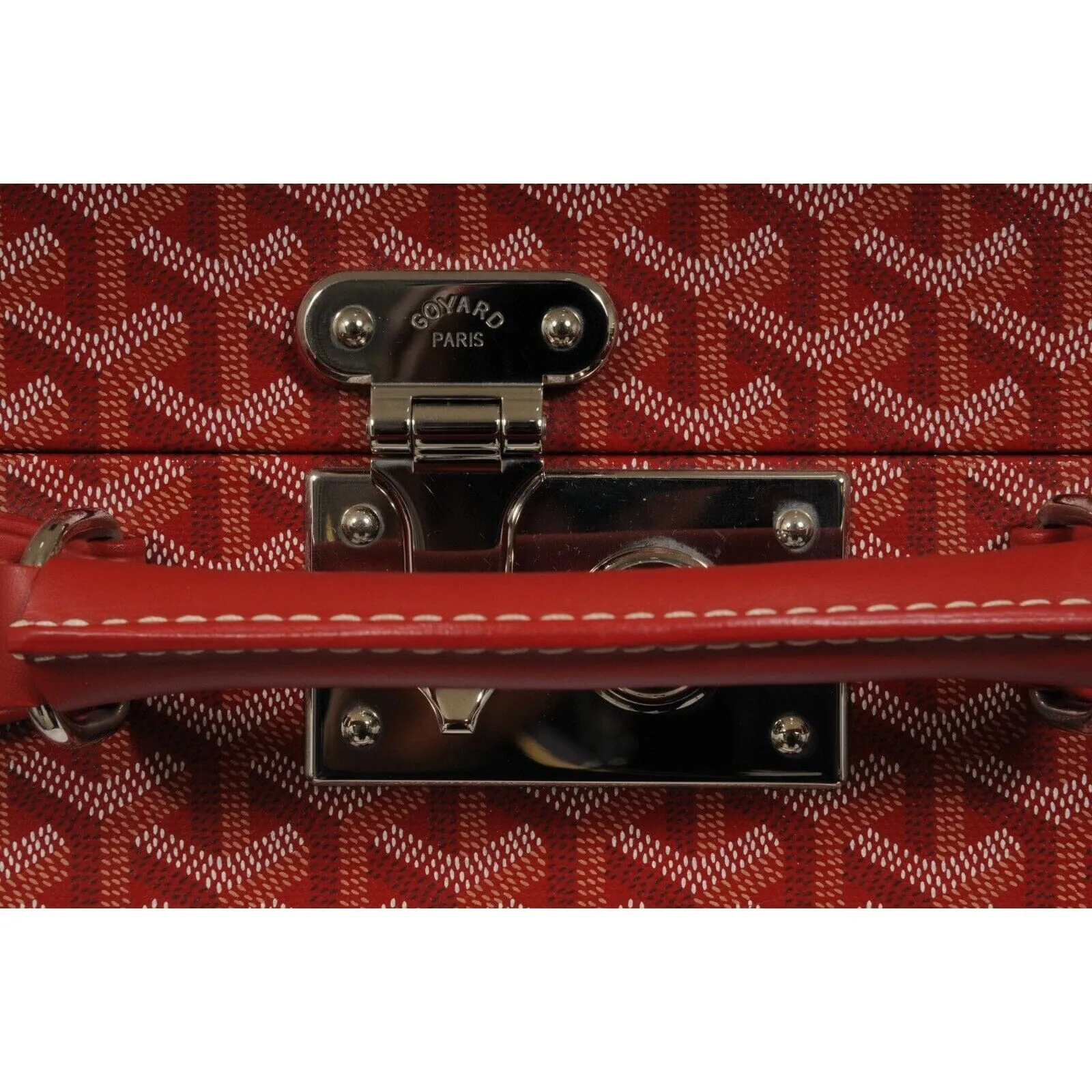 Manoir GM Red Briefcase Travel Computer Trunk Bag Luggage Carry On