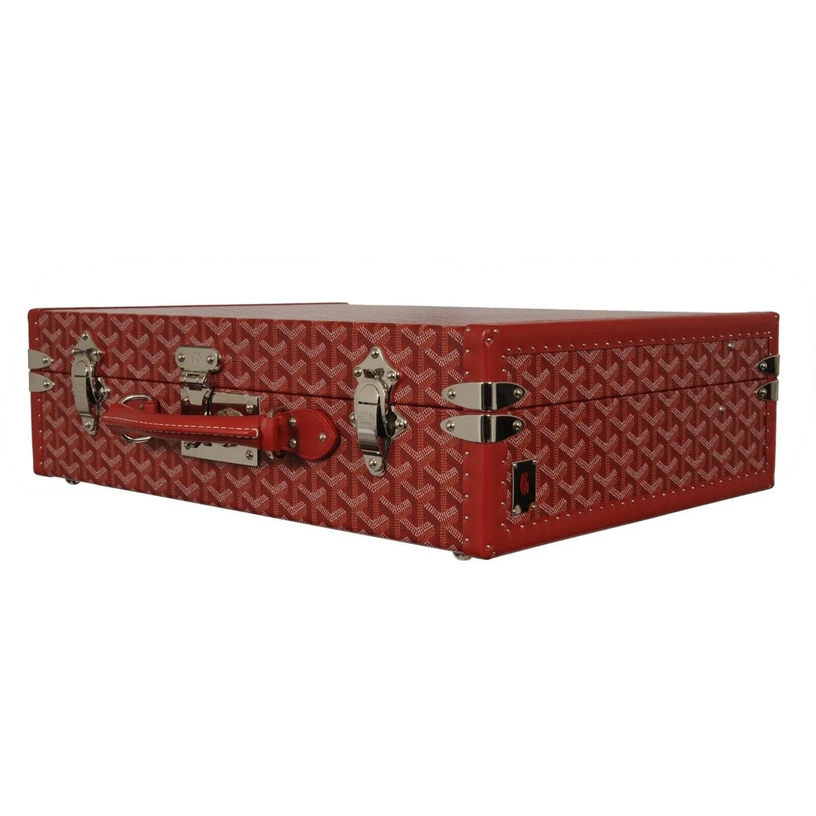 Manoir GM Red Briefcase Travel Computer Trunk Bag Luggage Carry On
