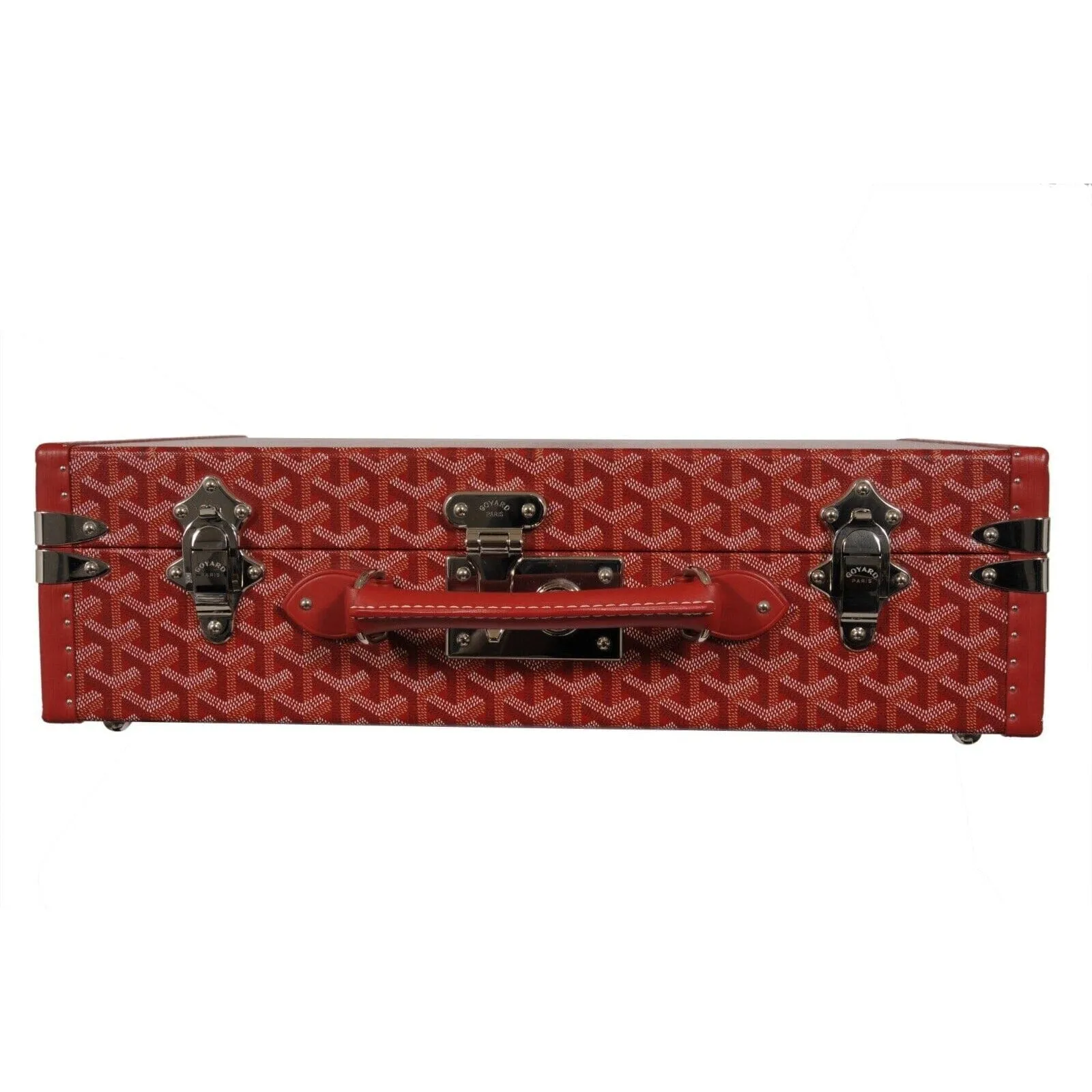 Manoir GM Red Briefcase Travel Computer Trunk Bag Luggage Carry On