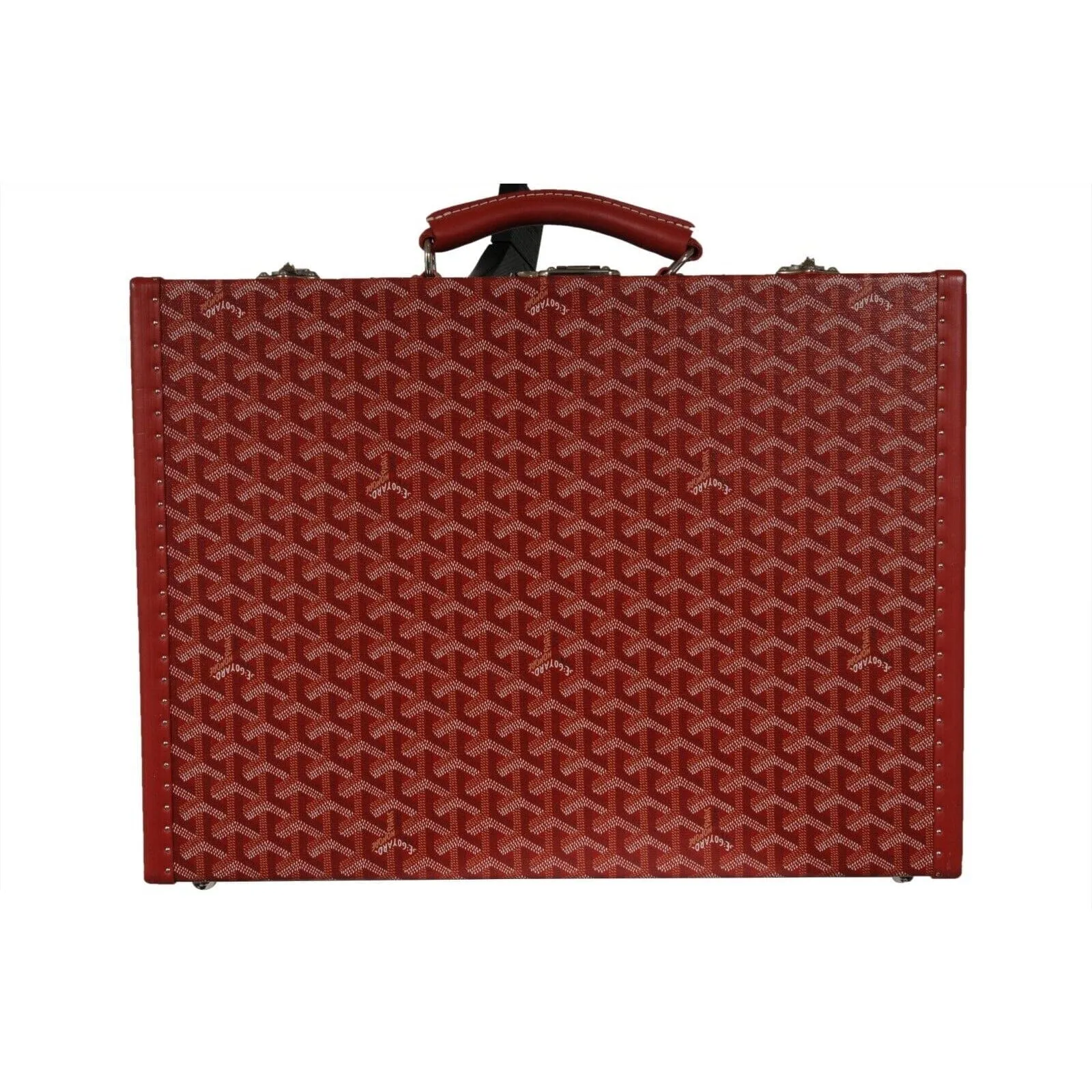 Manoir GM Red Briefcase Travel Computer Trunk Bag Luggage Carry On