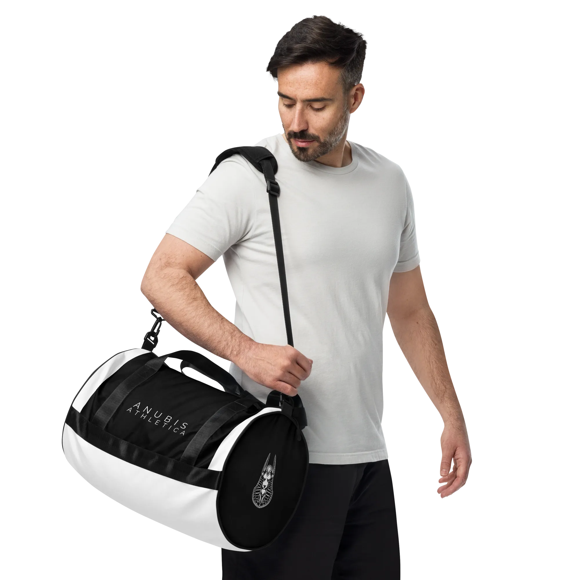 Medium Duffle Bag Black/ White