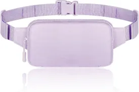 MoKo Fanny Packs for Women Men, Fashion Running Waist Packs, Crossbody Mini Bag Fanny Pack Belt Bag with Adjustable Strap for Running Outdoors Workout Travel Hiking Cycling