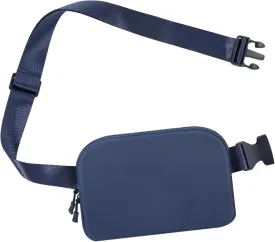 MoKo Fanny Packs for Women Men, Fashion Running Waist Packs, Crossbody Mini Bag Fanny Pack Belt Bag with Adjustable Strap for Running Outdoors Workout Travel Hiking Cycling