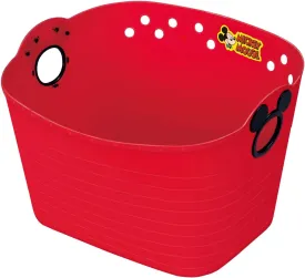Nishiki Kasei SQ16 Soft Bucket, Mickey Mouse, Red