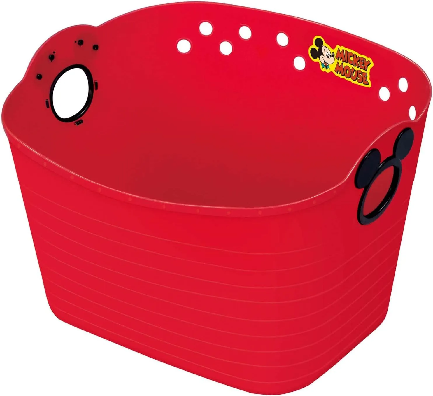 Nishiki Kasei SQ16 Soft Bucket, Mickey Mouse, Red