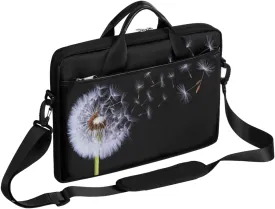 People Shapes Laptop Shoulder Messenger Bag Waterproof Laptop Briefcase Handle Padded Strap