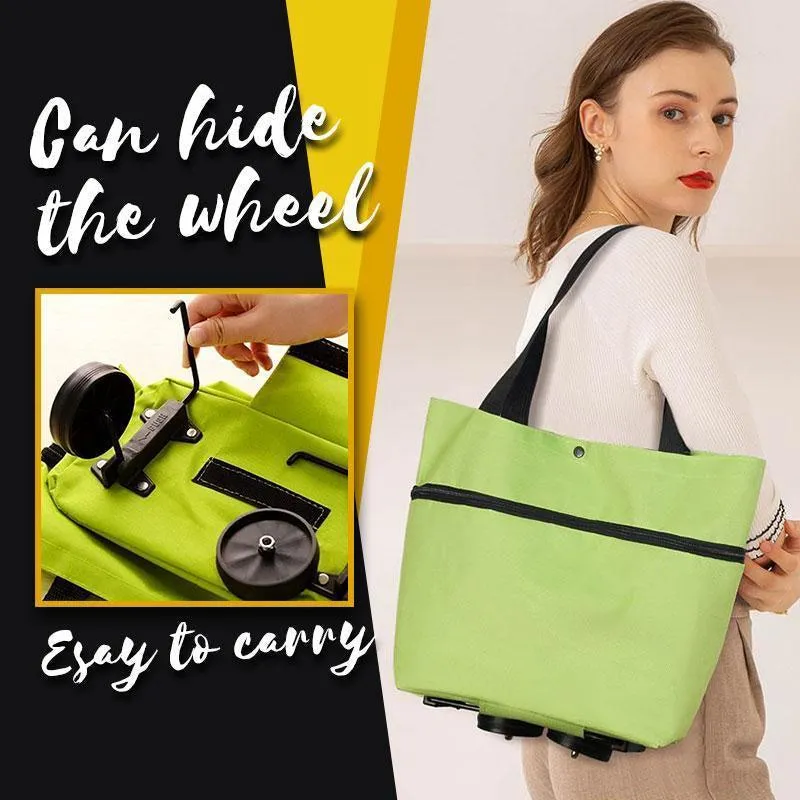 Shopping Cart Bag 2 in 1 Foldable