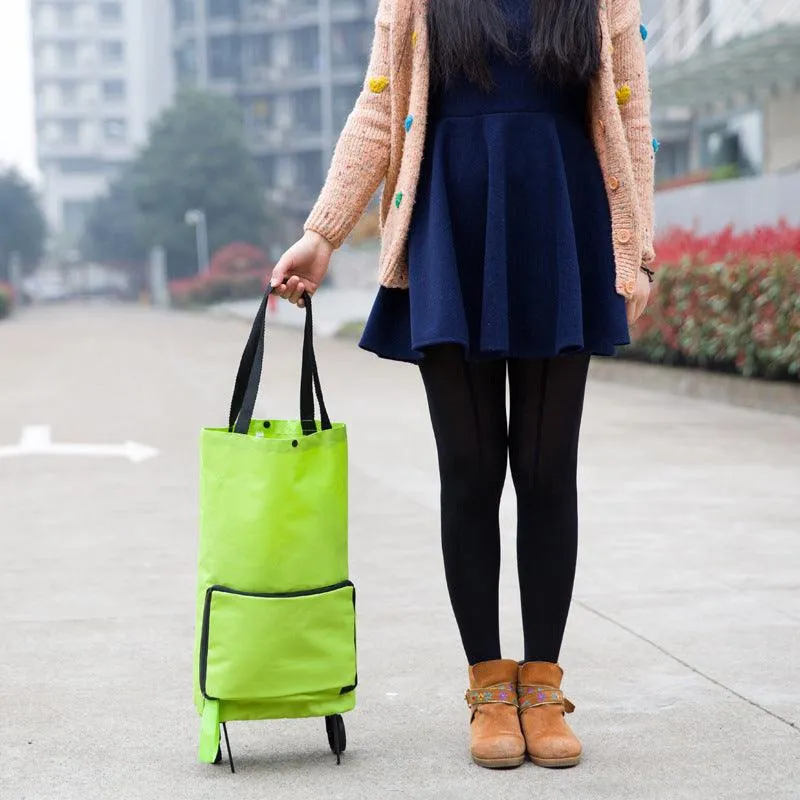 Shopping Cart Bag 2 in 1 Foldable