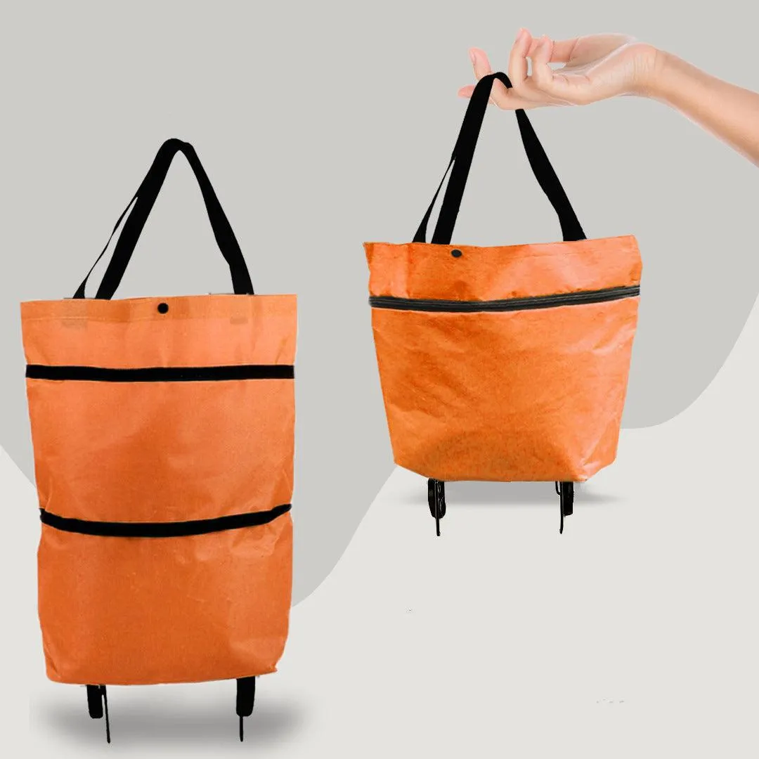 Shopping Cart Bag 2 in 1 Foldable
