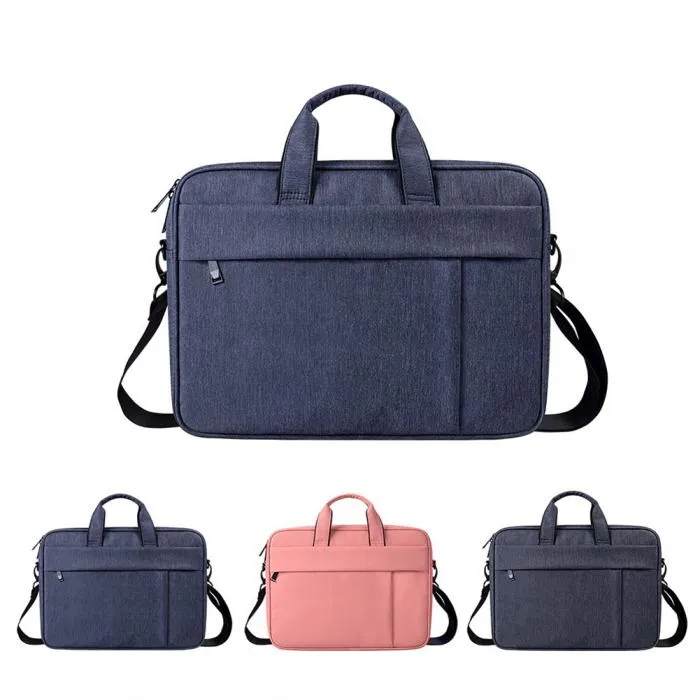 Sidiou Group Laptop Handbag Large Capacity Anti-theft Anti-Wrinkle Waterproof Portable Briefcase