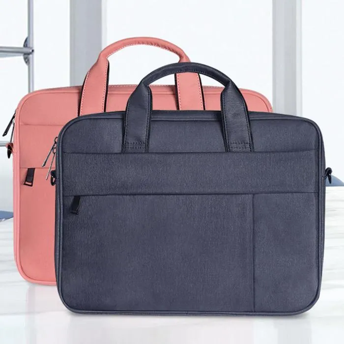 Sidiou Group Laptop Handbag Large Capacity Anti-theft Anti-Wrinkle Waterproof Portable Briefcase