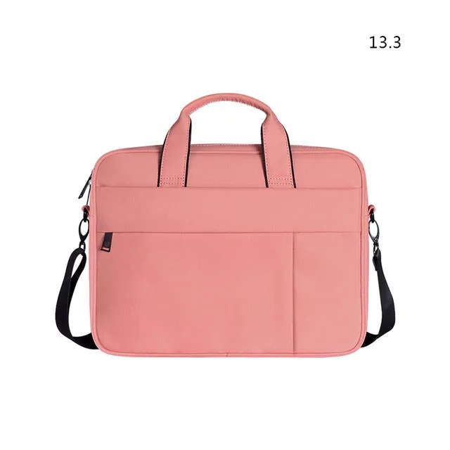 Sidiou Group Laptop Handbag Large Capacity Anti-theft Anti-Wrinkle Waterproof Portable Briefcase