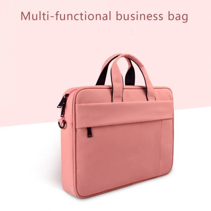 Sidiou Group Laptop Handbag Large Capacity Anti-theft Anti-Wrinkle Waterproof Portable Briefcase
