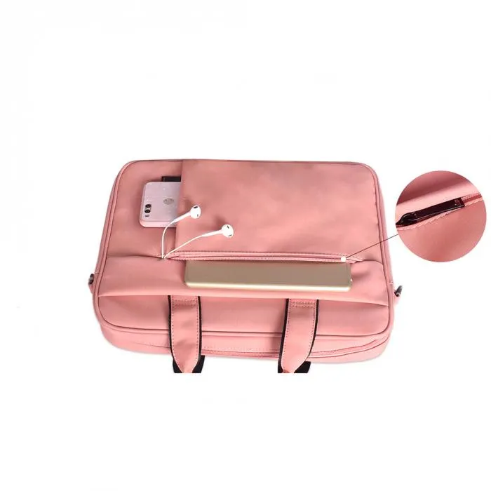 Sidiou Group Laptop Handbag Large Capacity Anti-theft Anti-Wrinkle Waterproof Portable Briefcase
