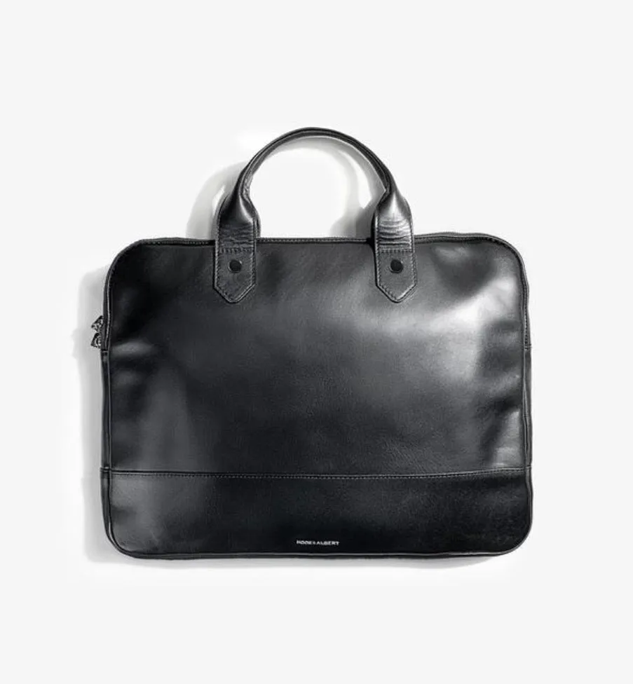 Slim Leather Briefcase