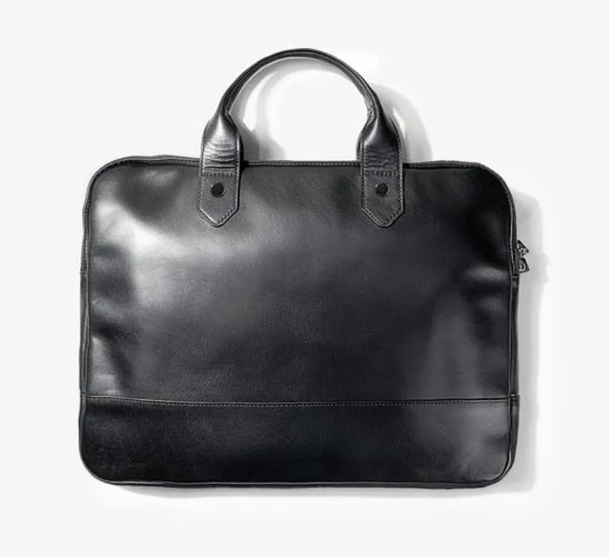 Slim Leather Briefcase