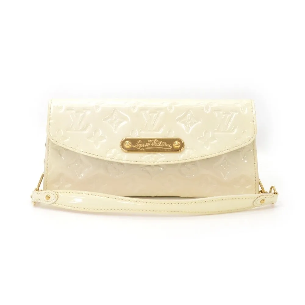Sunset Boulevard Monogram Vernis Leather Evening Bag