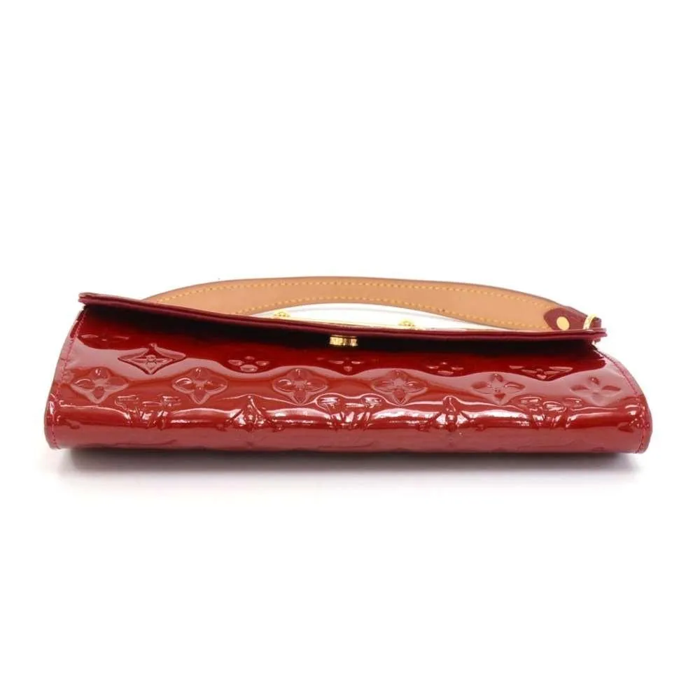 Sunset Boulevard Monogram Vernis Leather Shoulder Bag