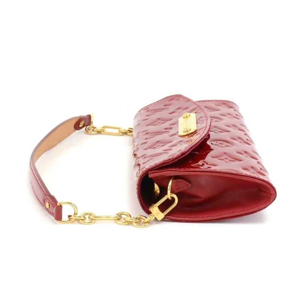 Sunset Boulevard Monogram Vernis Leather Shoulder Bag