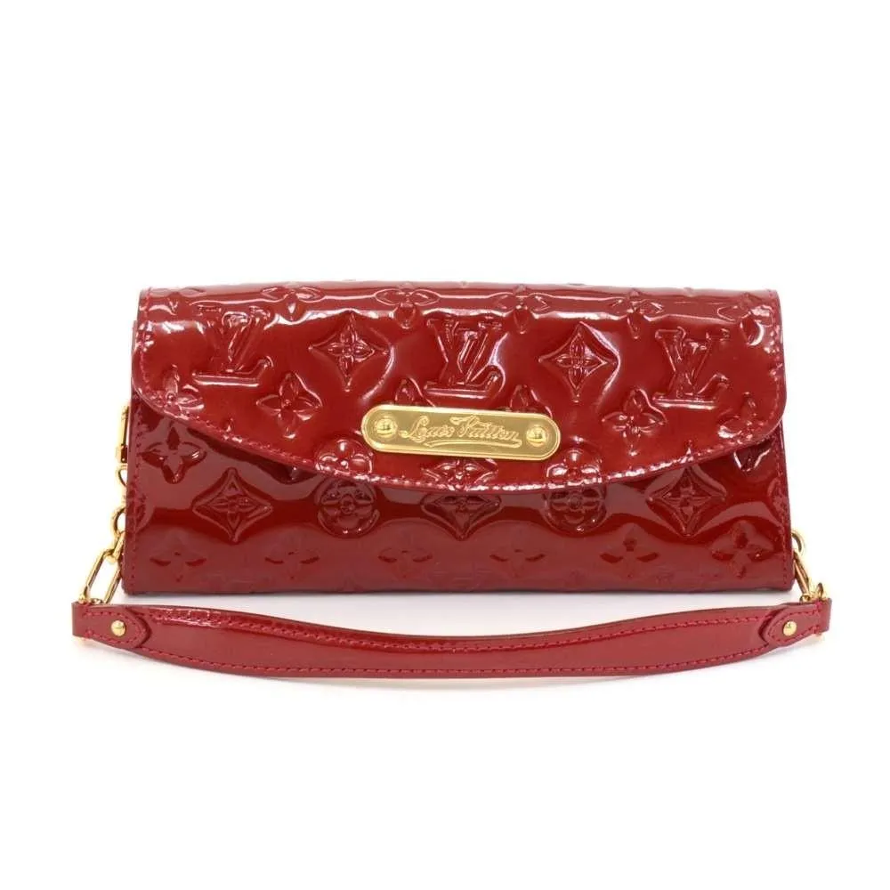 Sunset Boulevard Monogram Vernis Leather Shoulder Bag
