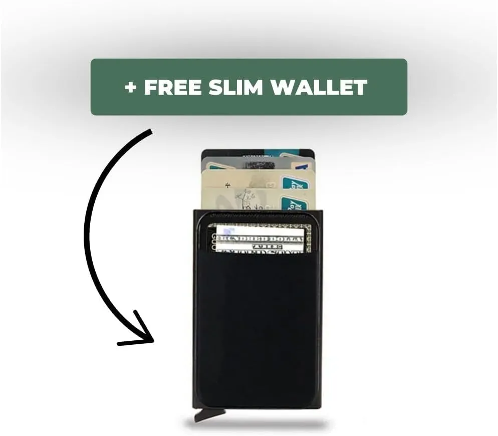 The Original Slim Carry Crossbody Anti-Theft Black Bag