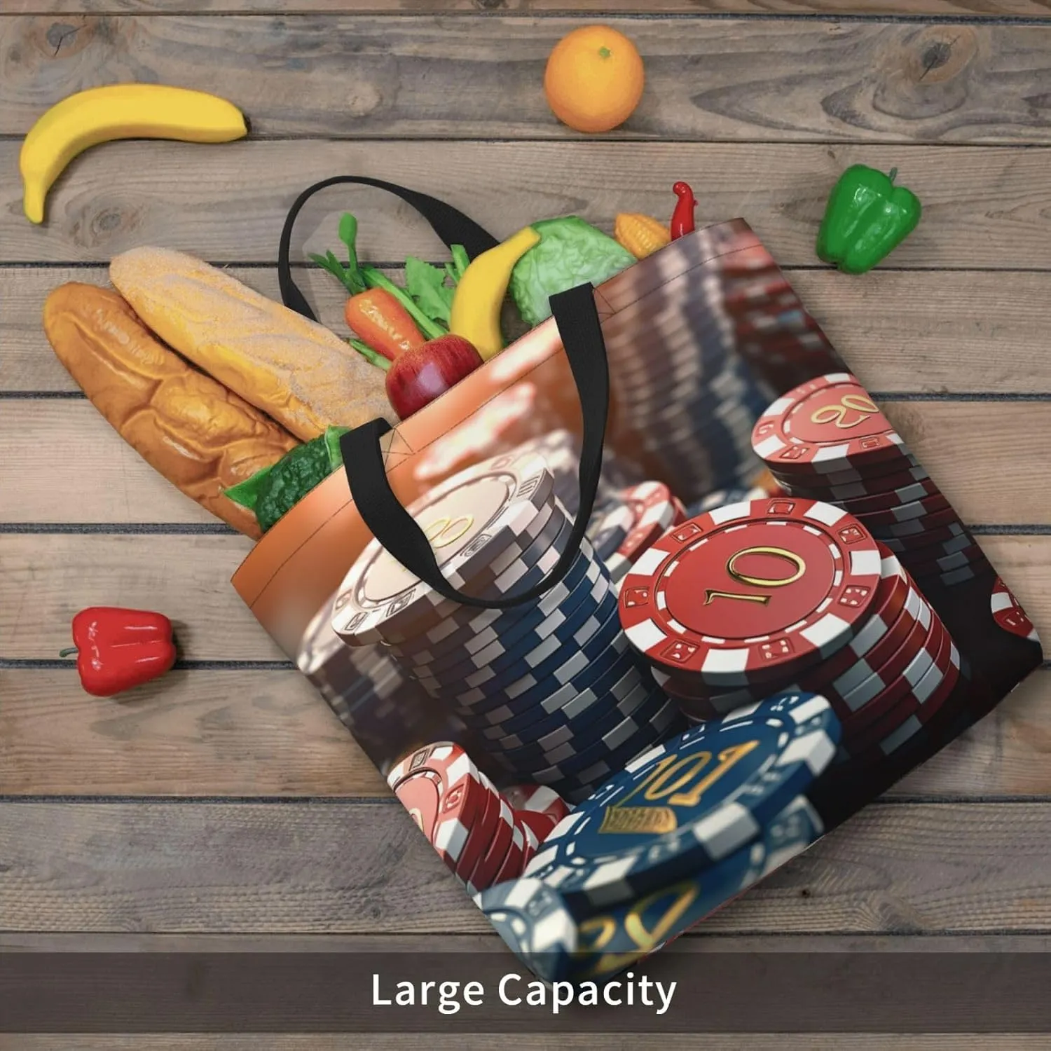 Tote Bag for Women Celestial Night Sky Shoulder Bag with Zipper Handbag Large Capacity Reusable Grocery Bag