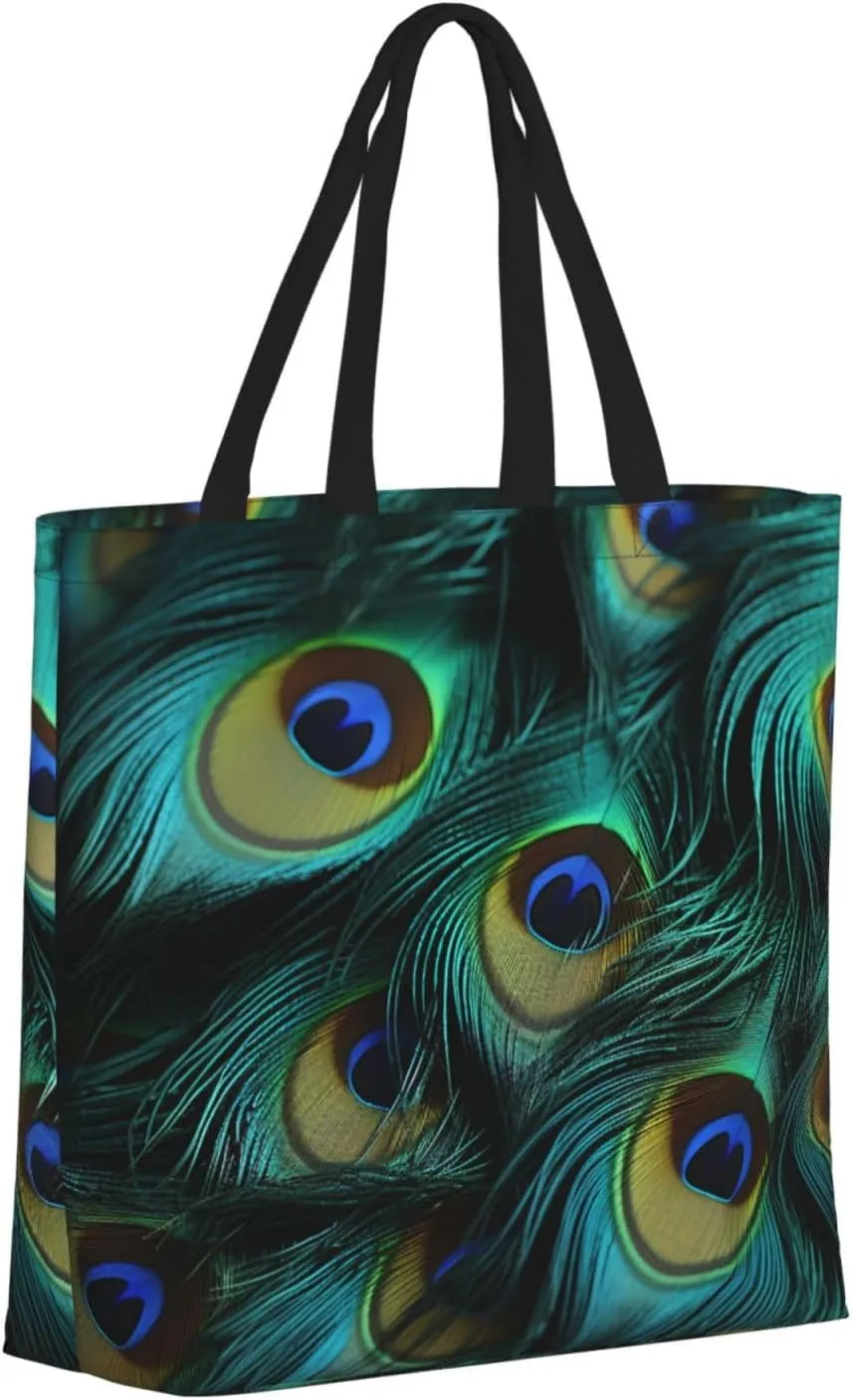 Tote Bag for Women Clouds Shoulder Bag with Zipper Handbag Large Capacity Reusable Grocery Bag