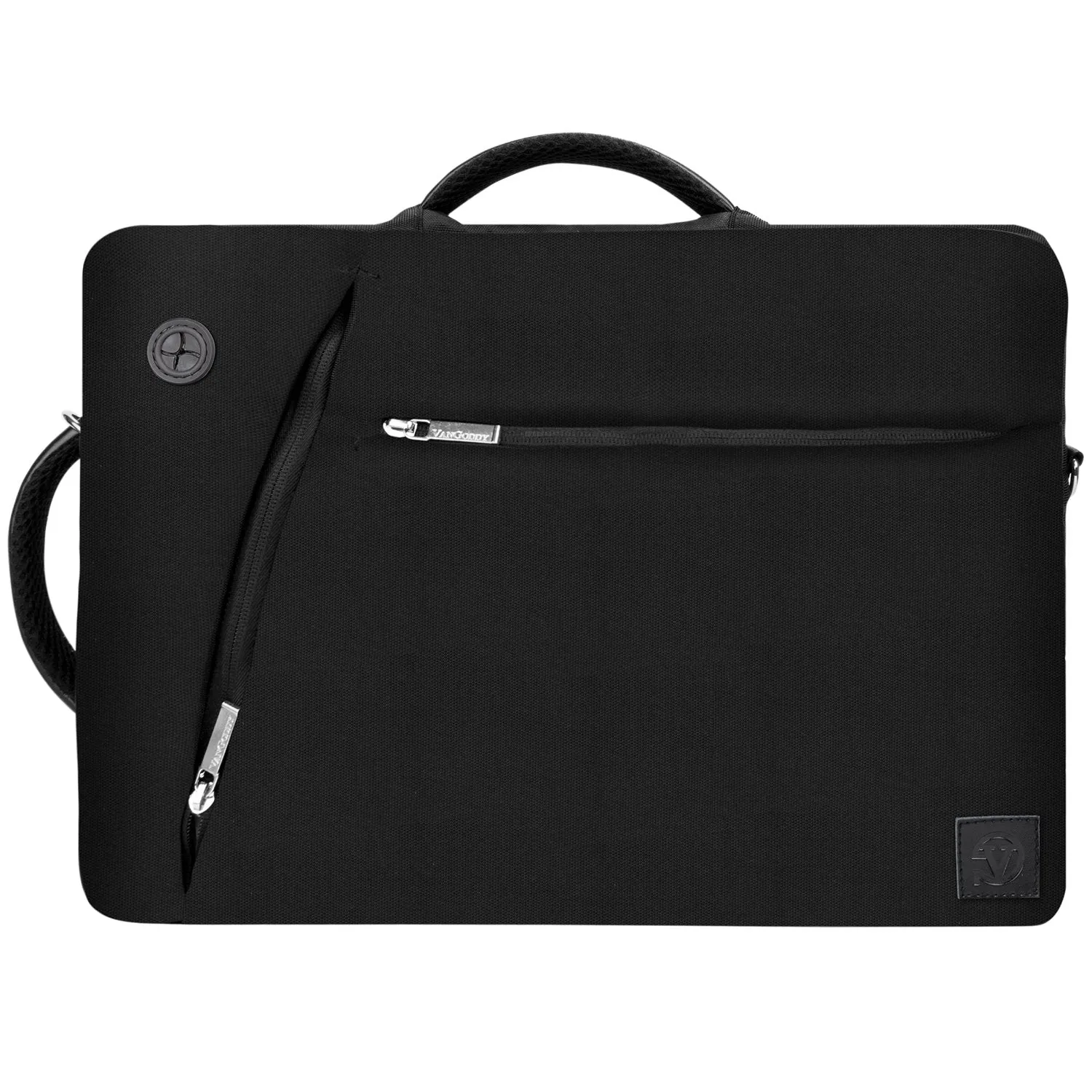 Vangoddy Slate Briefcase Messenger Bag Backpack for Asus 10 inch Laptop Notebook Tablet Black