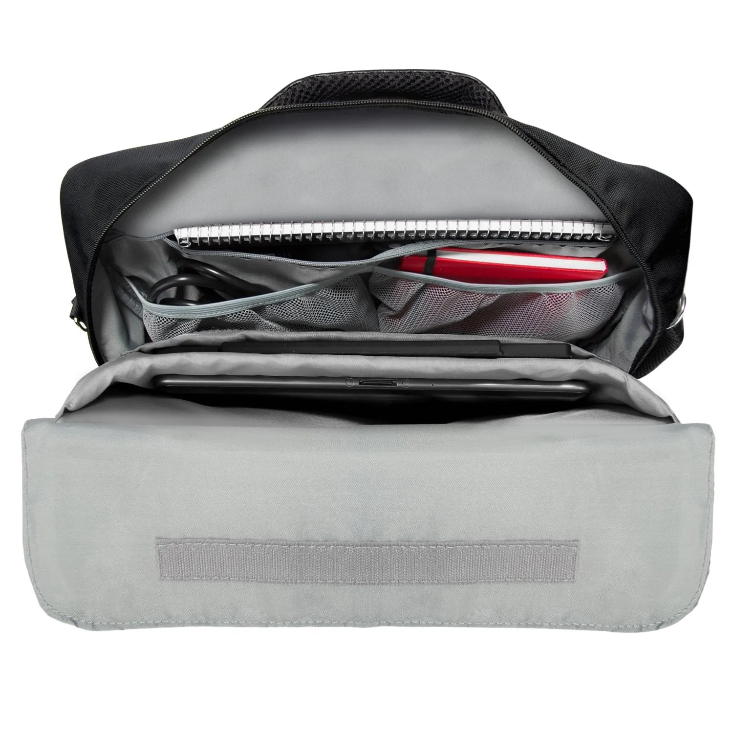 Vangoddy Slate Briefcase Messenger Bag Backpack for Asus 10 inch Laptop Notebook Tablet Black