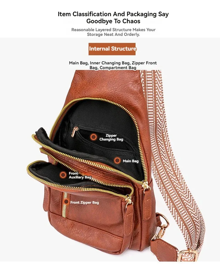 Women Single Shoulder Crossbody Bag Large Capacity