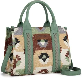 Wrangler Boho Tote Bag Aztec Top Handle Handbags and Purses