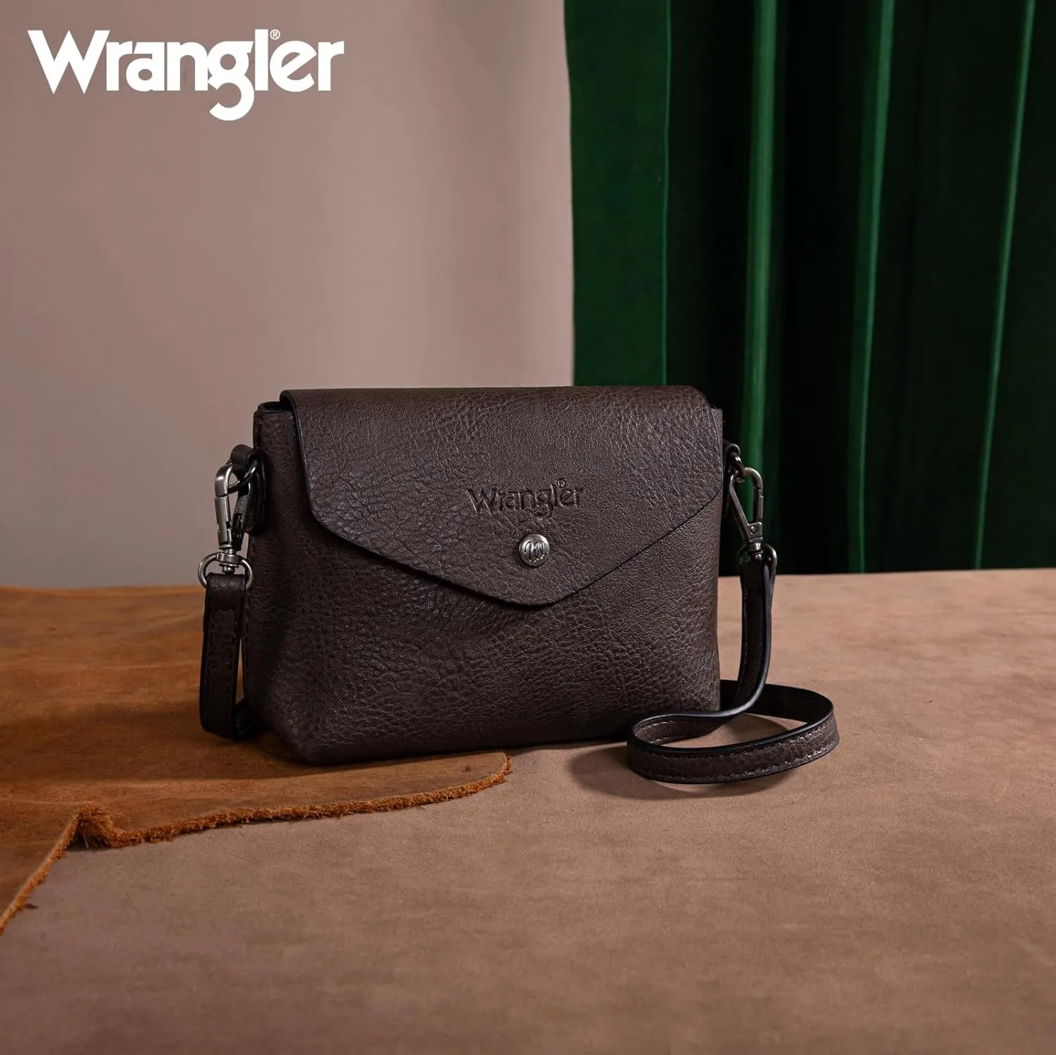 Wrangler Tote Handbags for Women Vegan Leather Shoulder Tote Purse with Small Crossbody Bag