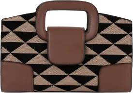 ZLMBAGUS Women Vintage Flap Tote Top Handle Satchel Handbags PU Leather Clutch Purse Shoulder Bag